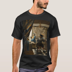 Camiseta El arte de la pintura de 1668 Johannes Vermeer