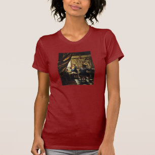 Camiseta El arte de la pintura de Johannes Vermeer, alreded