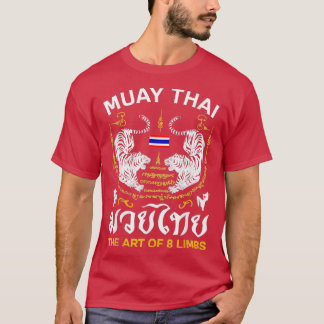 Camiseta El arte de las 8 extremidades Sak Yant Tiger Muay 