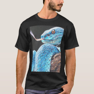 Camiseta El arte de las serpientes bello dibujo de viper 