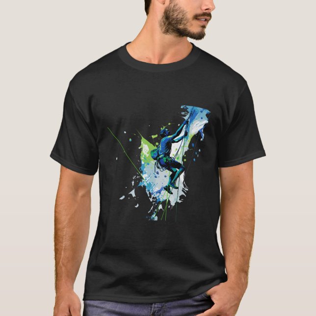 Camiseta El Arte De Los Escaladores De La Escala Superior (Anverso)