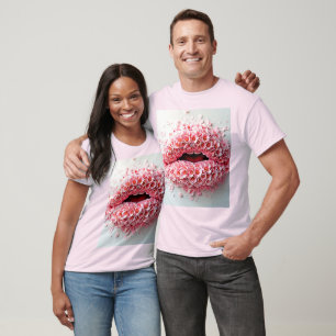 Camiseta El arte de los labios de la flor dulce