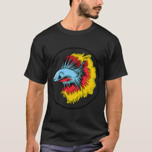 Camiseta El arte de los peces Betta es divertido