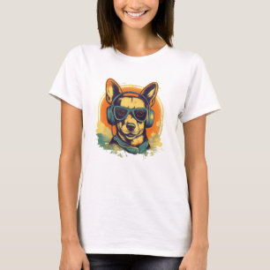 Camiseta El arte de los perros que capturan la esencia cani