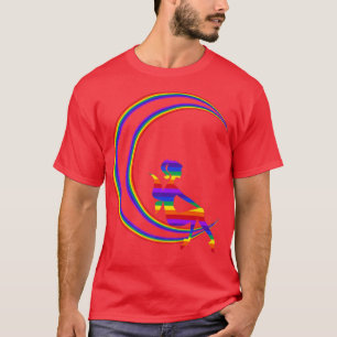 CAMISETA EL ARTE DE LUNAR LUNAR LUNAR CREENT TE AMA A LA LU
