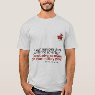 Camiseta El arte de Sun Tzu de la guerra "numera "
