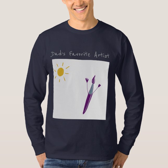 Camiseta El Arte De Tu Hijo En Un (Anverso)