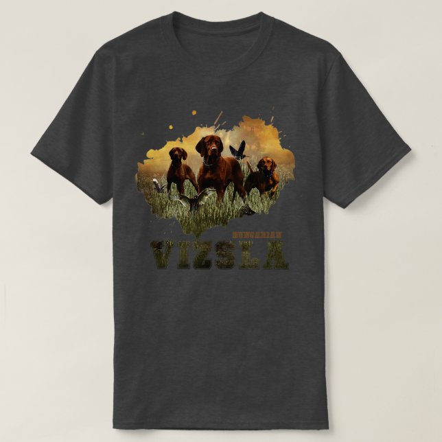 Camiseta El arte de Vizsla (Diseño del anverso)