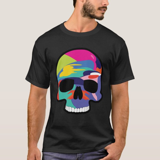 Camiseta El arte del esqueleto (Anverso)