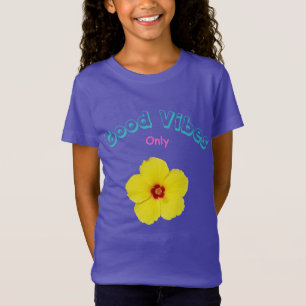 Camiseta El arte del hibiscus amarillo sólo es bueno