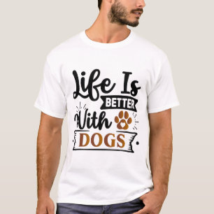 Camiseta El arte del perro positivo   Cita motivacional