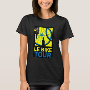 Camiseta El arte del tour en bicicleta
