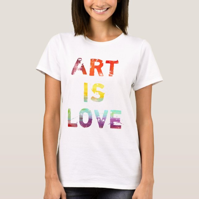 Camiseta El arte es amor (Anverso)