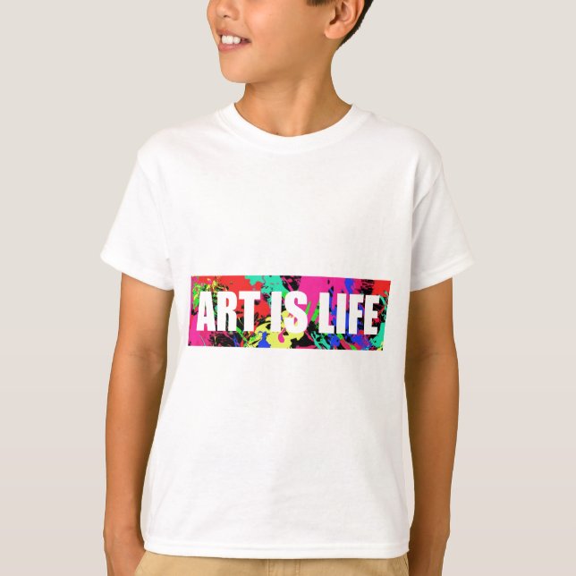 CAMISETA EL ARTE ES LA VIDA (Anverso)