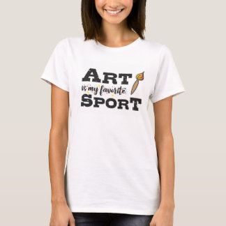 Camiseta El arte es mi deporte favorito