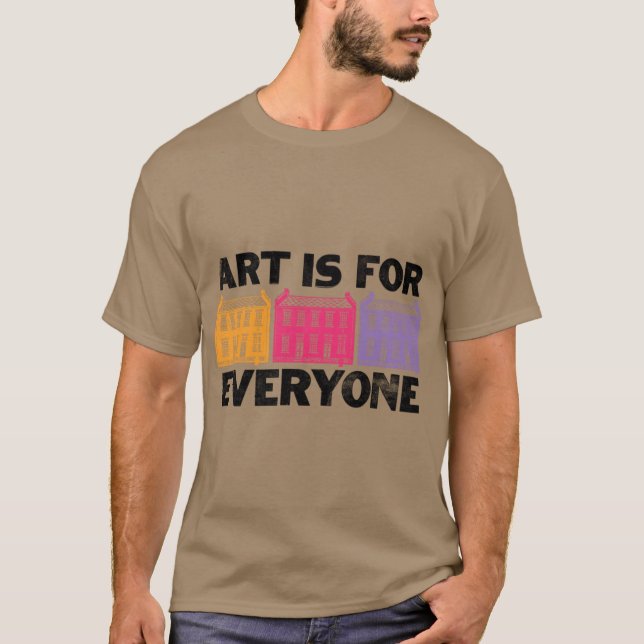 Camiseta EL ARTE ES PARA TODO EL GRUPO DE Arte Princeton (Anverso)