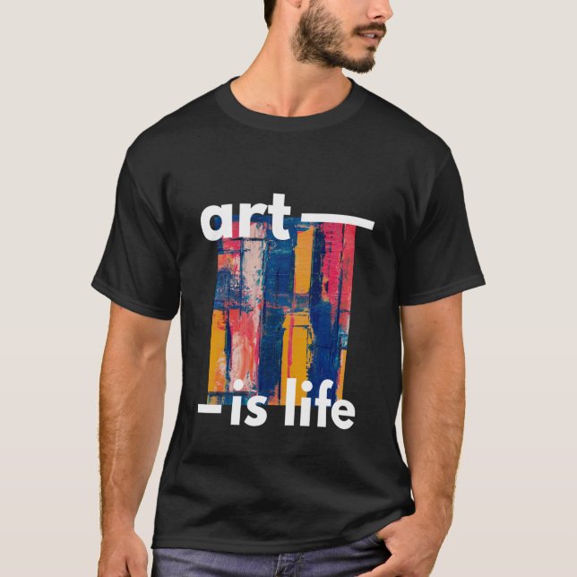 Camiseta El arte es vida (Anverso)