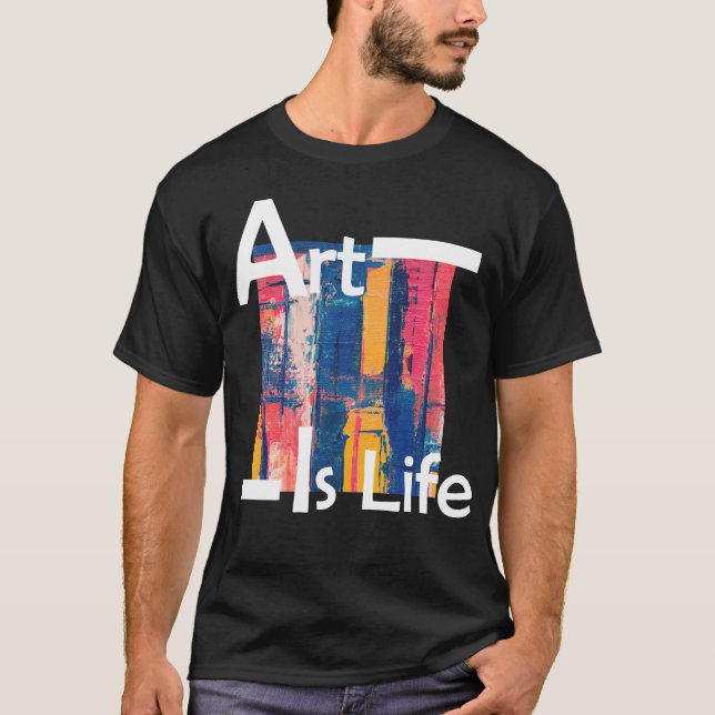 Camiseta El arte es vida (Anverso)