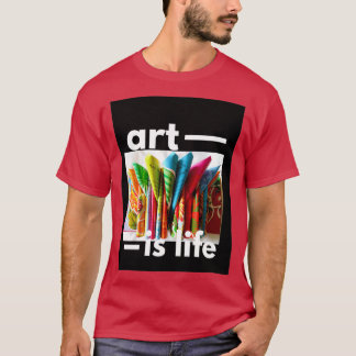 Camiseta el arte es vida