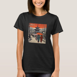 Camiseta El arte japonés vintage florece en cerezo Japón Wo
