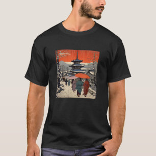 Camiseta El arte japonés vintage florece en cerezo Japón Wo