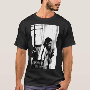 Camiseta El arte Malcolm X del patrimonio negro clásico T-S
