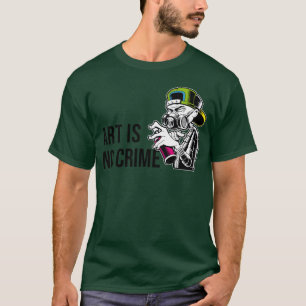 Camiseta El arte no es un crimen amigo