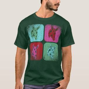 Camiseta El arte pop Donkey Lover Farm Animal Farming Farmi