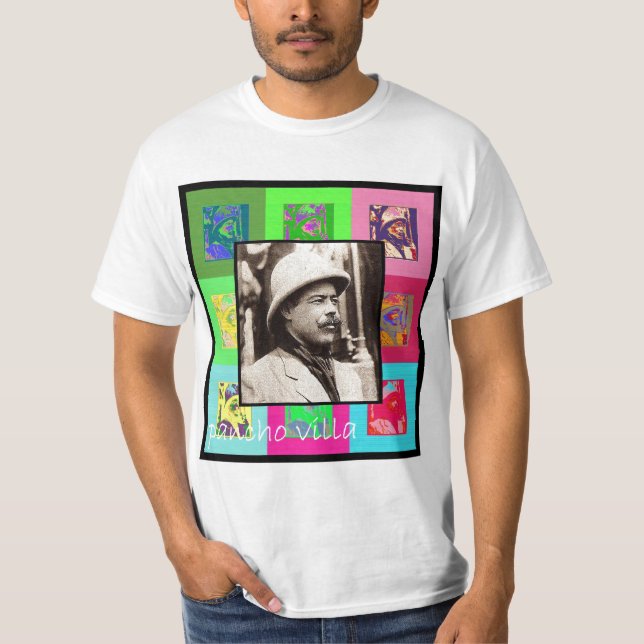 Camiseta El arte pop Pancho Villa (Anverso)