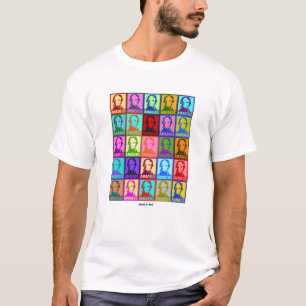 Camiseta El arte pop Wolfgang Amadeus Mozart el   me oscila