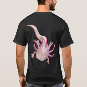 Camiseta El arte "Walking Fish" de la Axotl blanca