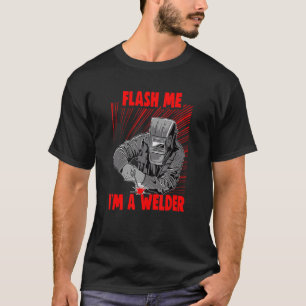 Camiseta El artesano más amable y metalizado Meme Flash me 