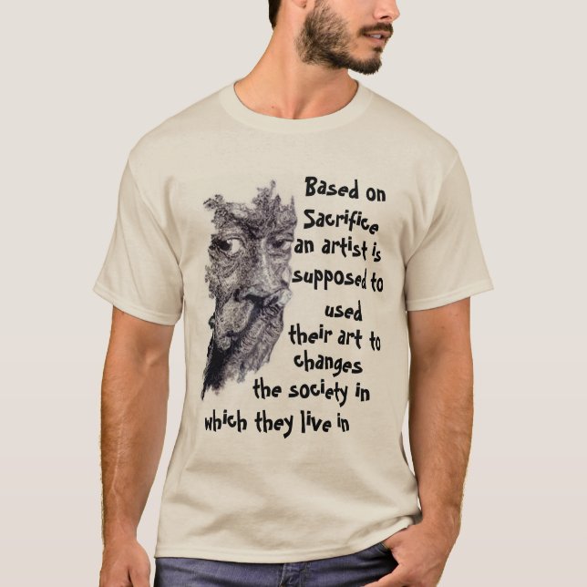 Camiseta el artista (Anverso)