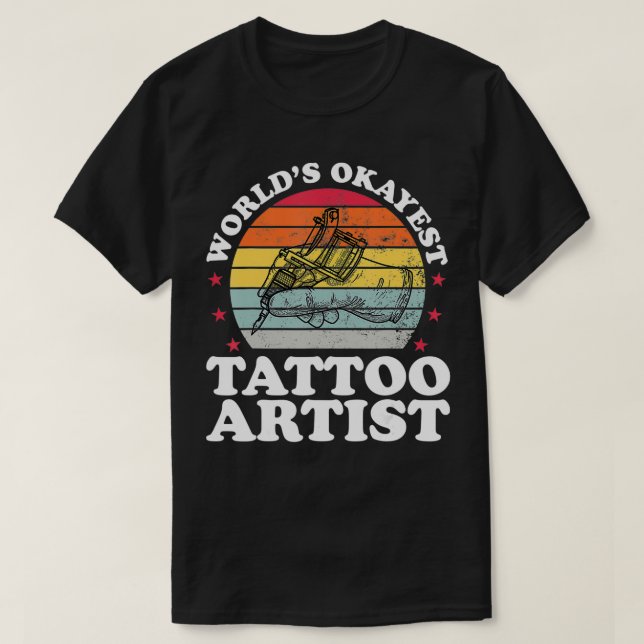 Camiseta El artista del tatuaje más gracioso del mundo: Tat (Diseño del anverso)