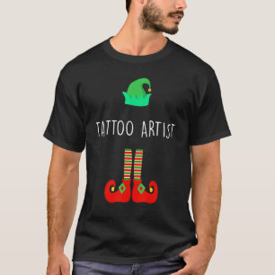 Camiseta El artista del tatuaje, Navidades elfo, Fiesta de