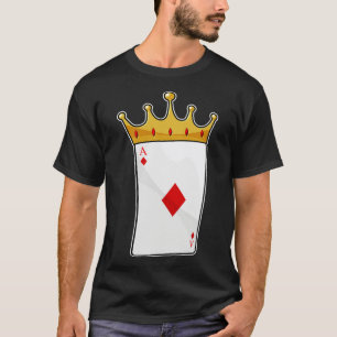 Camiseta El As de Diamantes con la Corona Rey