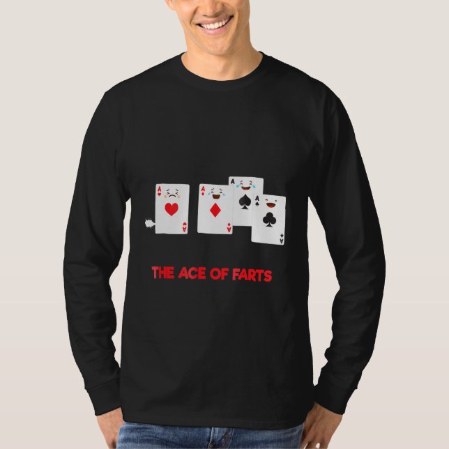 Camiseta El As De Faros - Pun De Póquer De Cartas (Anverso)