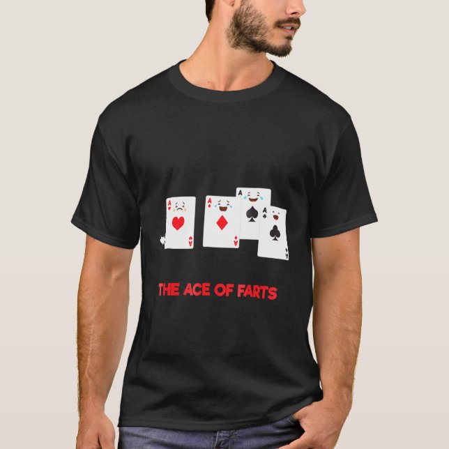Camiseta El As De Faros - Pun De Póquer De Cartas (Anverso)