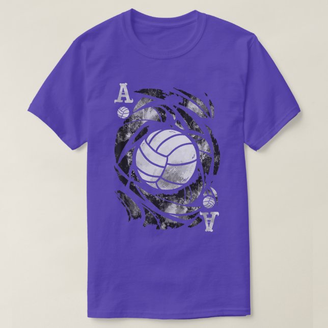 Camiseta El As de Serves divertida voleibol (Diseño del anverso)