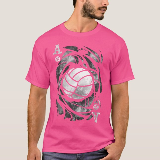 Camiseta El As De Sirve El Divertido Voleibol (Anverso)