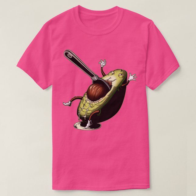 Camiseta El asesinato de aguacate (Diseño del anverso)