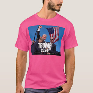 Camiseta El asesinato de Donald Trump en 2024 sobrevive al 