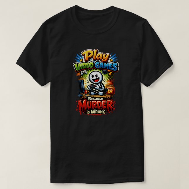 Camiseta El Asesinato Es Incorrecto 1 (Diseño del anverso)