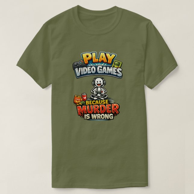 Camiseta El Asesinato Es Incorrecto 3 (Diseño del anverso)