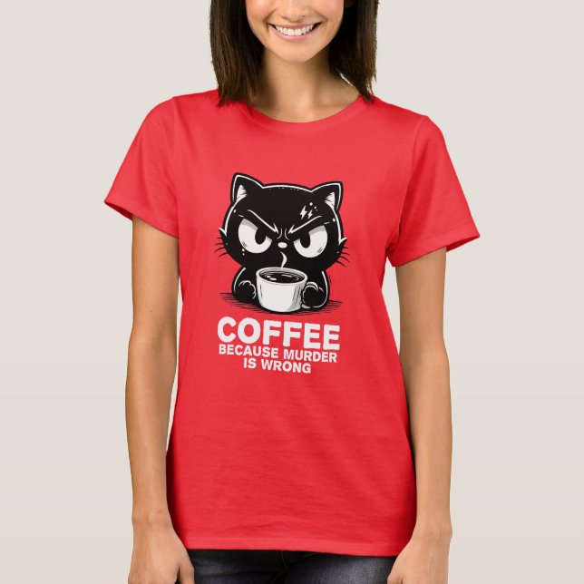 Camiseta El asesinato está mal (Anverso)