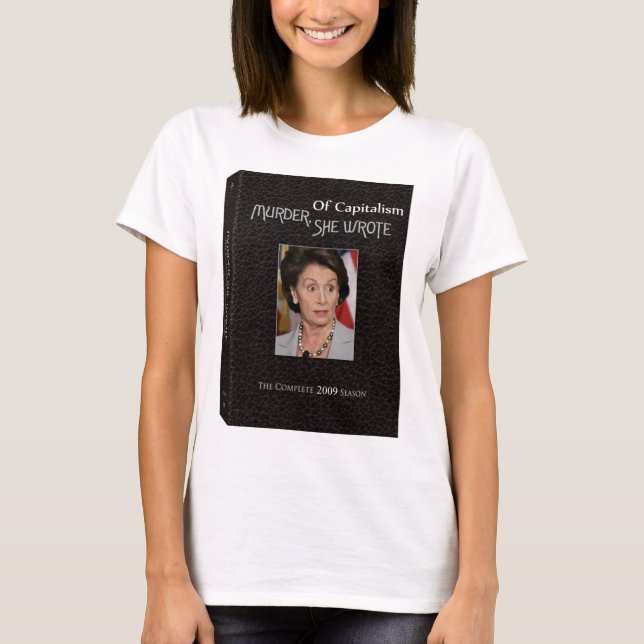 Camiseta El asesinato Pelosi escribió (Anverso)