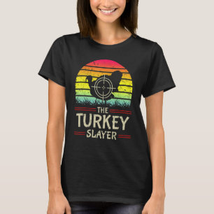 Camiseta El Asesino de Pavos Retro Caza de Pavos Día de Acc
