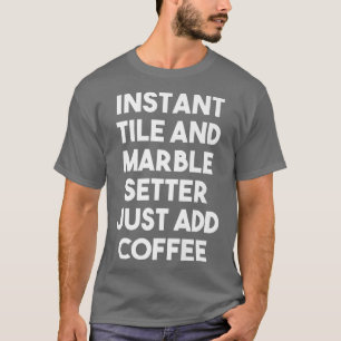 Camiseta El asiento instantáneo de mármol de mosaico acaba