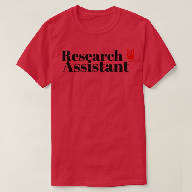 Camiseta El asistente de investigación Classic TShirt (Diseño del anverso)