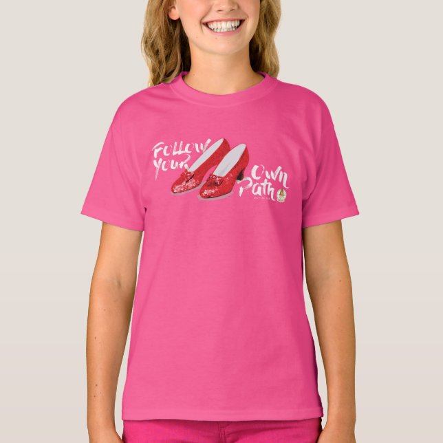 Camiseta El Asistente De Oz™ | Seguir Su Propia Ruta (Anverso)